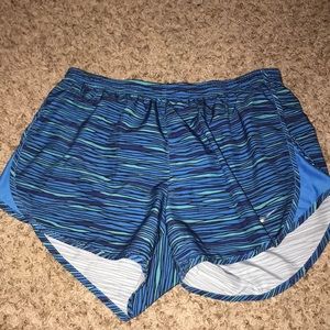 blue nike dri-fit shorts